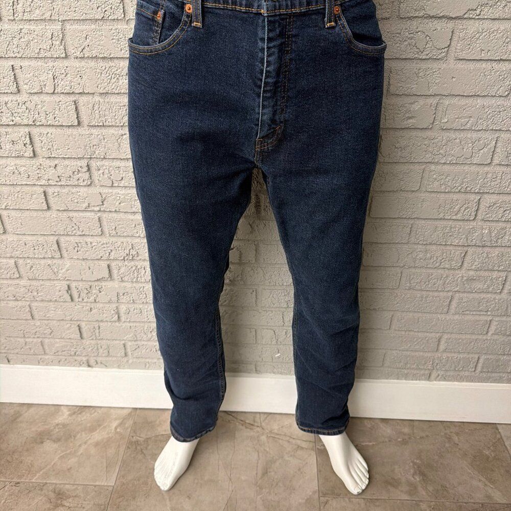 Levi 505 Men’s Dark Wash Straight Leg Jeans Size 36 x 30